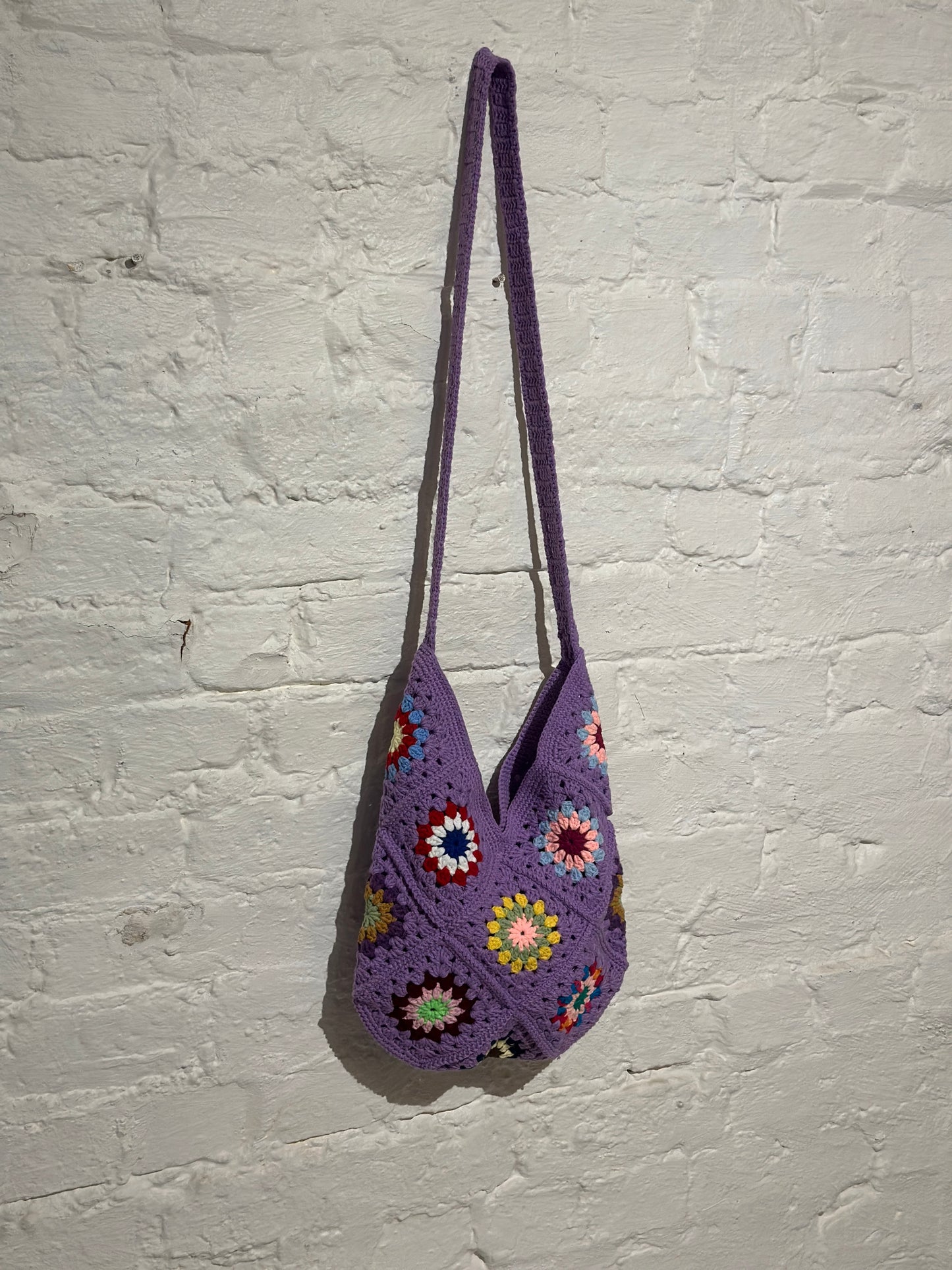 Hand-Crocheted Boho Shoulder Bag